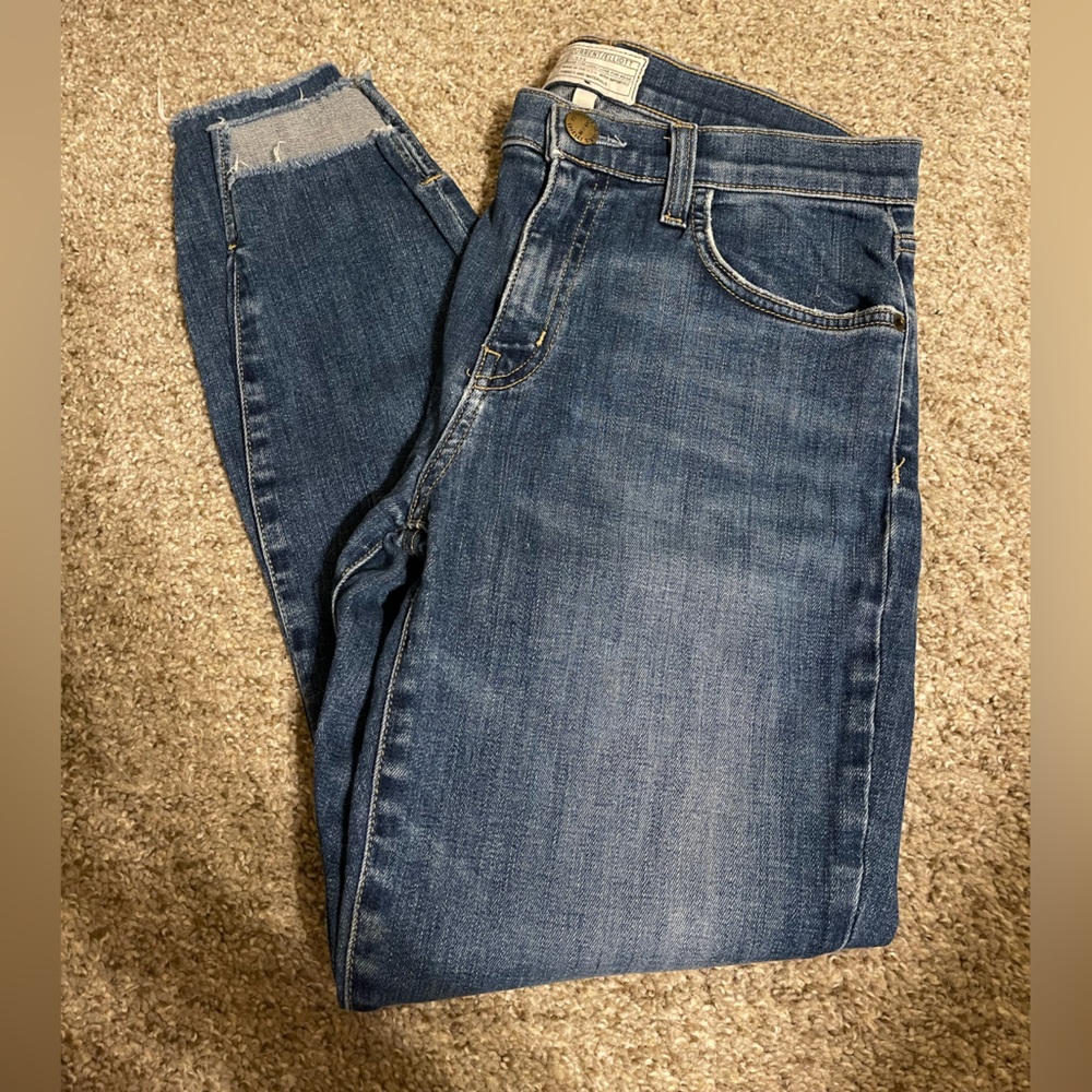 Current Elliot Jeans; Women’s size: 27; Condition: Lightly worn
